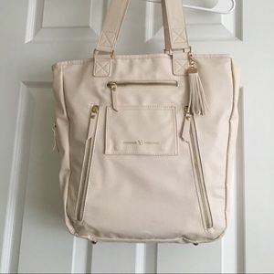 Like New Vilah Bloom Diaper Bag in Whipped Coconut